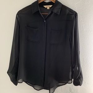 Black Sheer Decree top